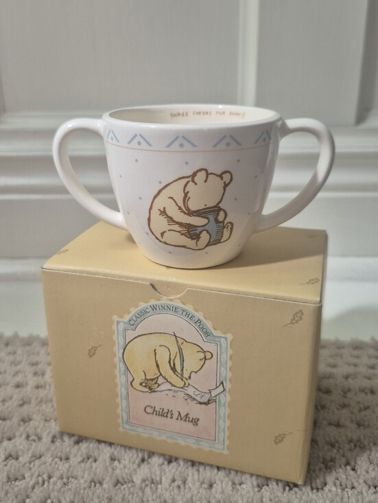 Disney Other - Vintage Disney's Winnie The Pooh Charpénte Child's Ceramic Cup Mug With Box